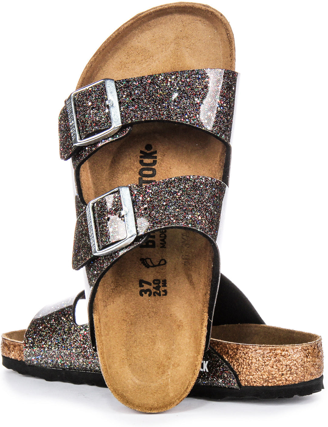 Birkenstock Arizona Kids Bs i Svart Multi för Barn