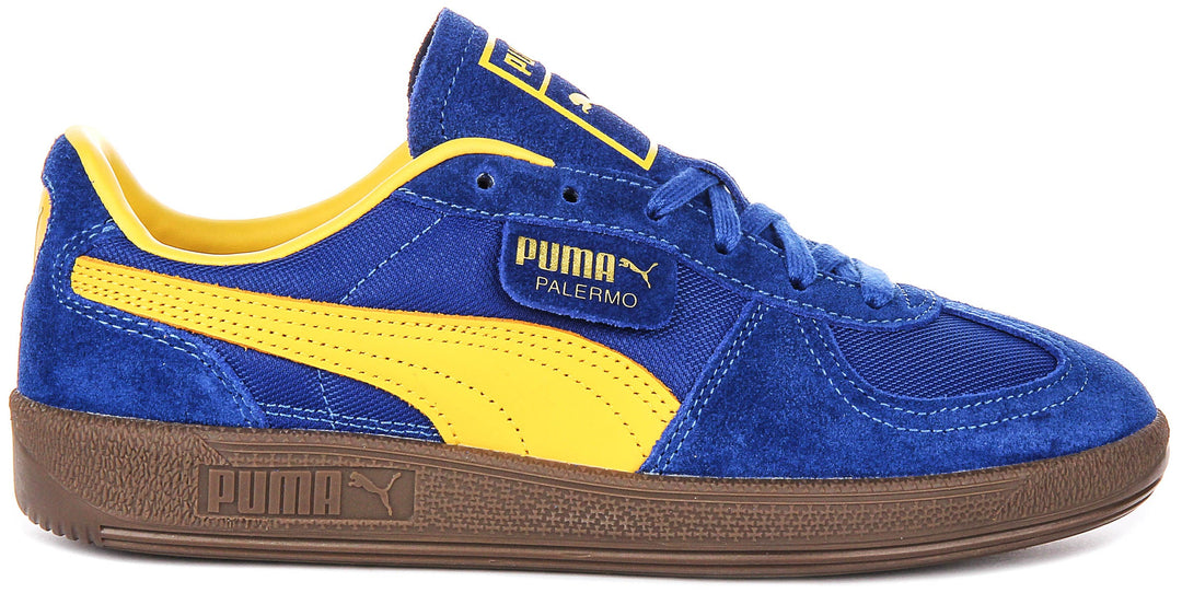 Puma Palermo Vintage in blu giallo