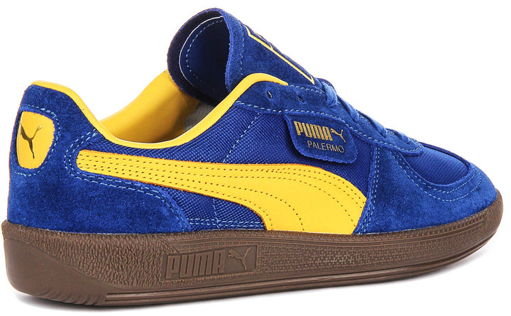 Puma Palermo Vintage in blu giallo