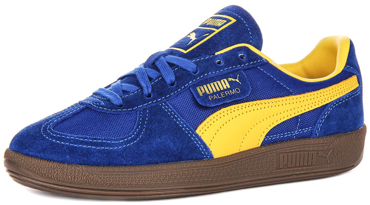 Puma Palermo Vintage in blu giallo