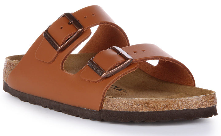 Birkenstock Arizona Sandalo in pelle naturale marrone