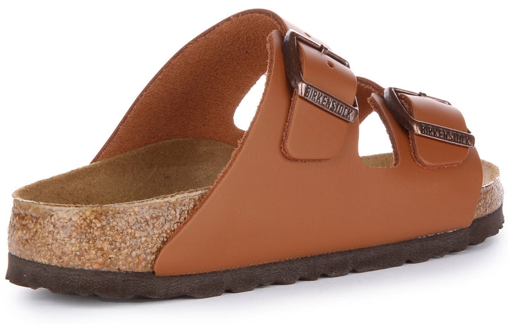 Birkenstock Arizona Sandalo in pelle naturale marrone
