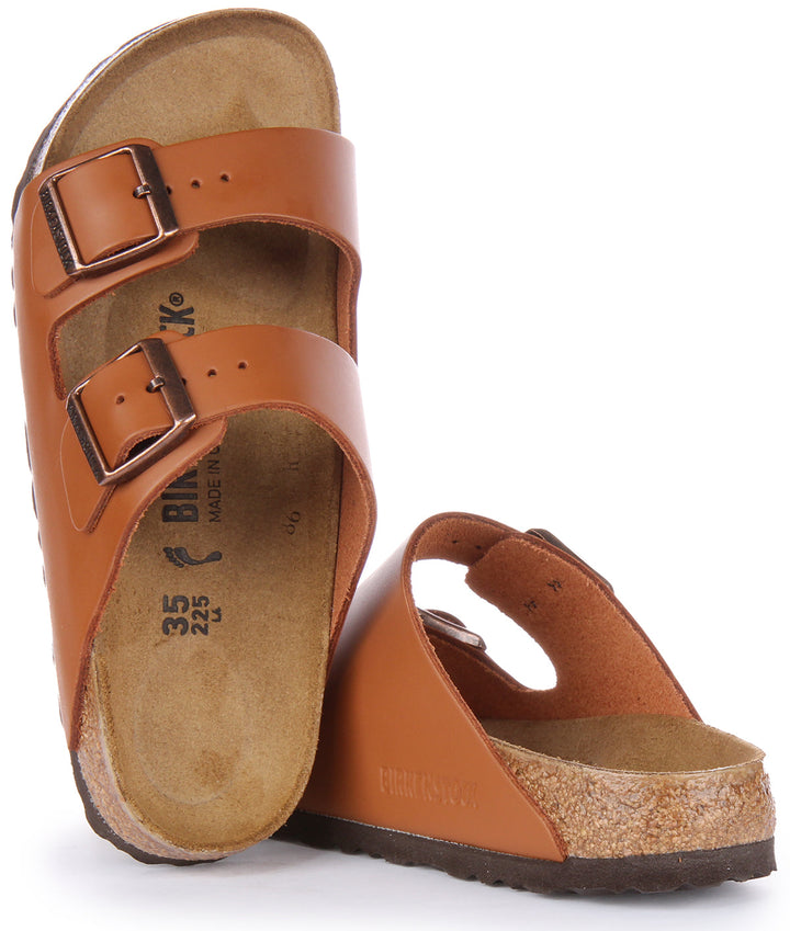 Birkenstock Arizona Sandalo in pelle naturale marrone