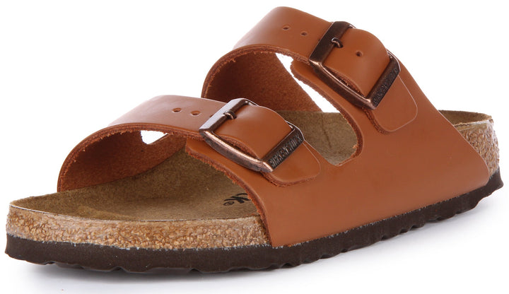 Birkenstock Arizona Sandalo in pelle naturale marrone