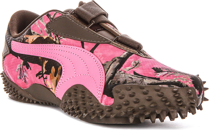 Puma Mostro Camo Ii In Brown Pink For Women