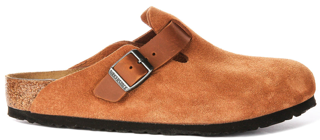 Birkenstock Boston Bs in Cognac | Regular Fit