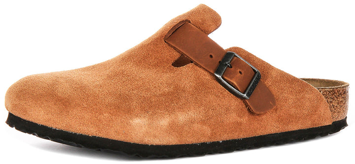 Birkenstock Boston Bs in Cognac | Regular Fit