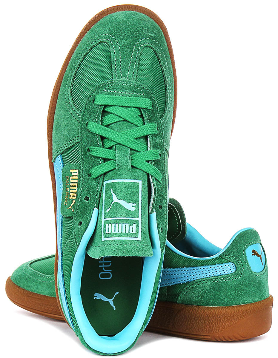 Puma Palermo Vintage in verde blu