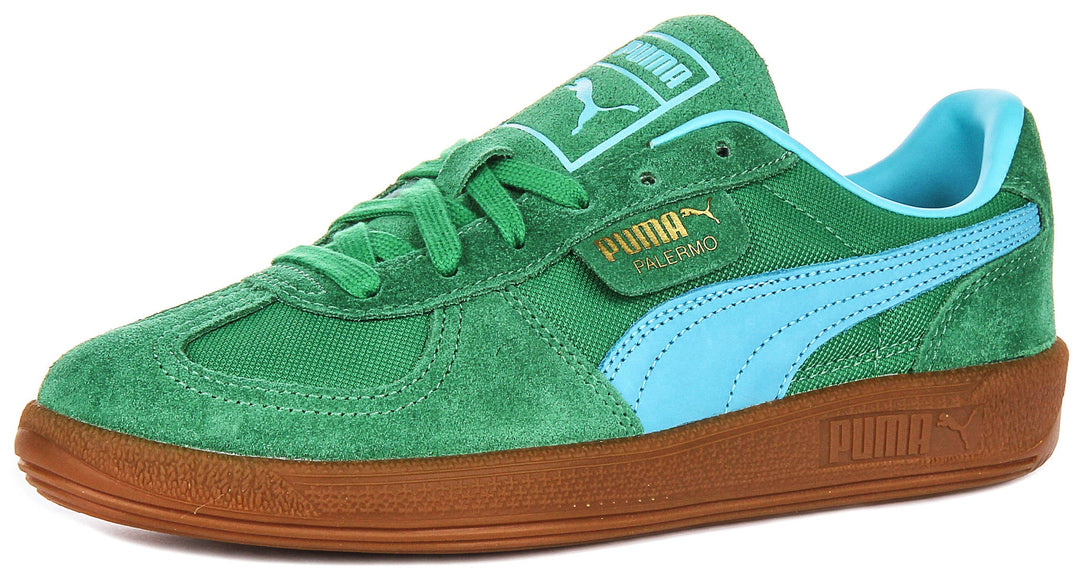 Puma Palermo Vintage in verde blu