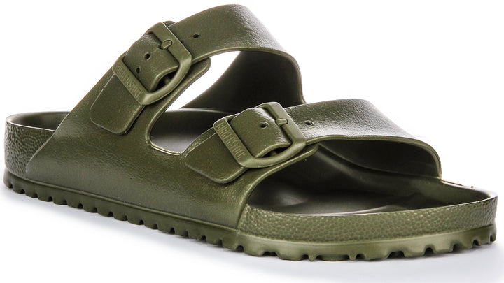 Birkenstock Arizona EVA Två Remmar Sandaler i EVA-gummi Stil i Kaki