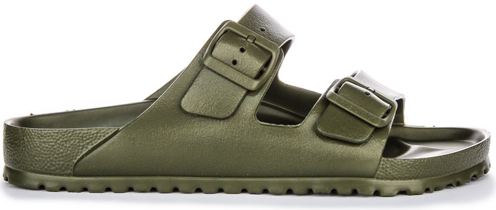 Birkenstock Arizona EVA Två Remmar Sandaler i EVA-gummi Stil i Kaki