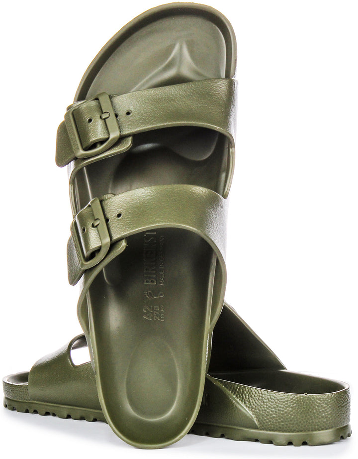 Birkenstock Arizona EVA Två Remmar Sandaler i EVA-gummi Stil i Kaki