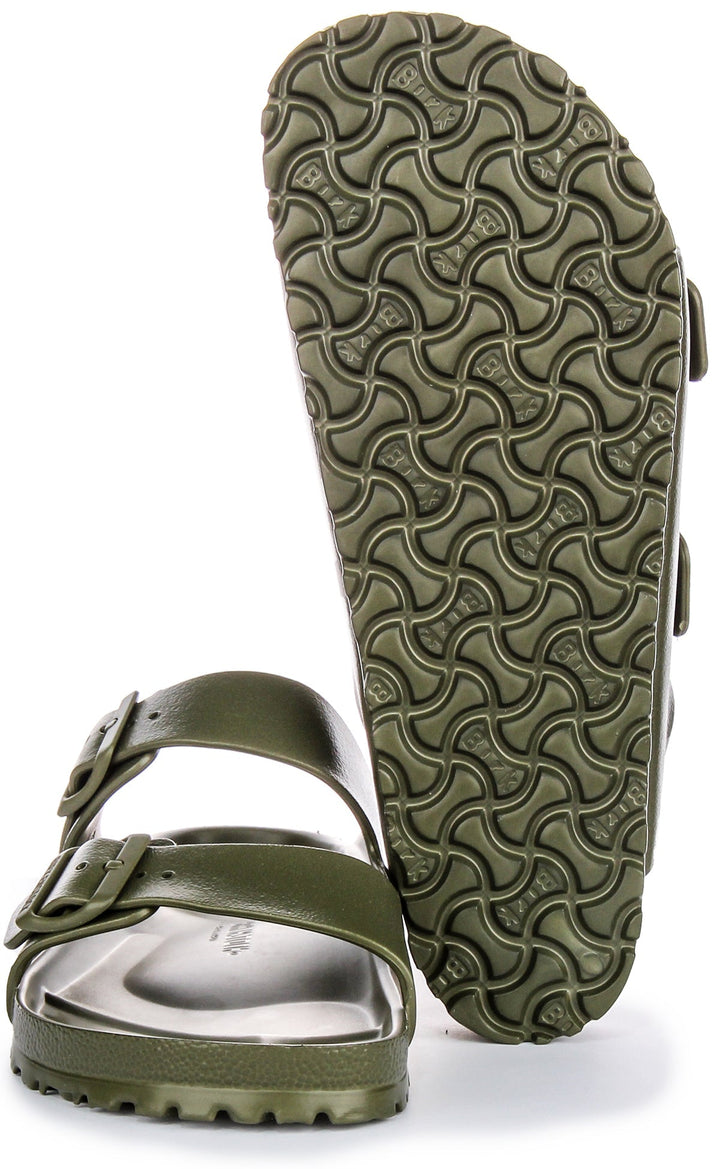Birkenstock Arizona EVA Två Remmar Sandaler i EVA-gummi Stil i Kaki