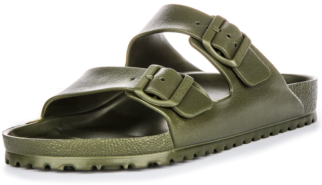 Birkenstock Arizona EVA Två Remmar Sandaler i EVA-gummi Stil i Kaki