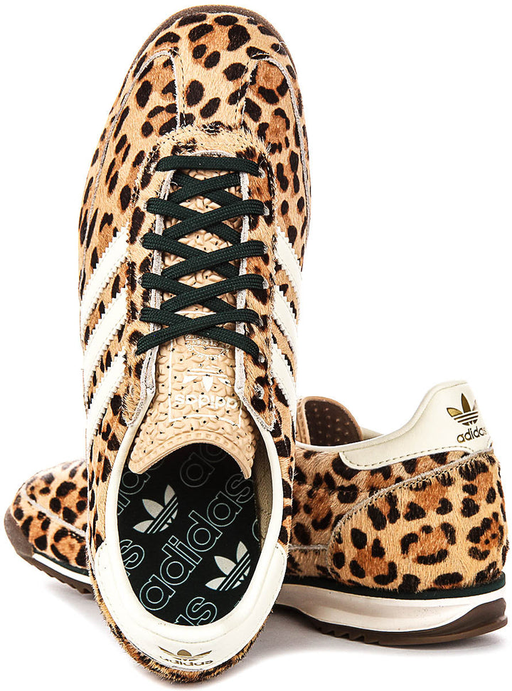 Adidas SL 72 RS in luipaardprint voor dames