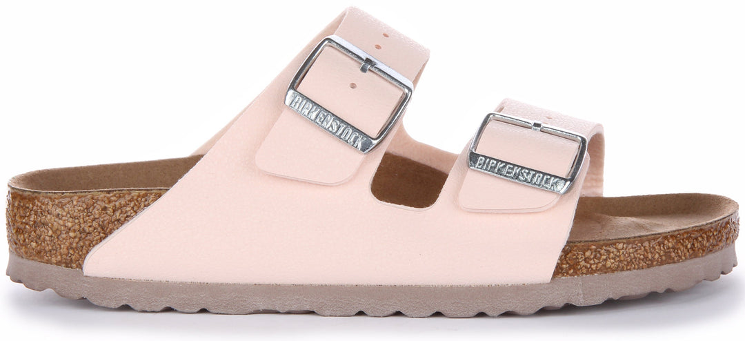 Birkenstock Arizona Sandali vegani in Birkibuc da donna rosa