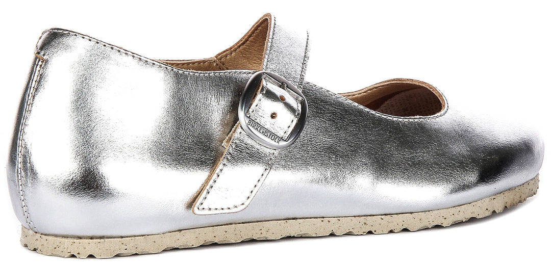 Birkenstock Tracy i Silver för Unisex