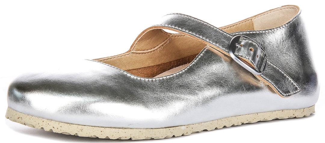 Birkenstock Tracy i Silver för Unisex