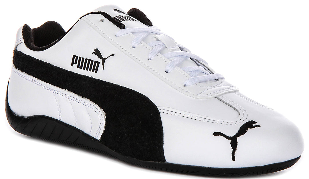 Puma Speedcat in pelle bianco nero unisex