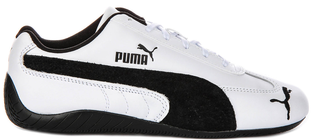 Puma Speedcat in pelle bianco nero unisex