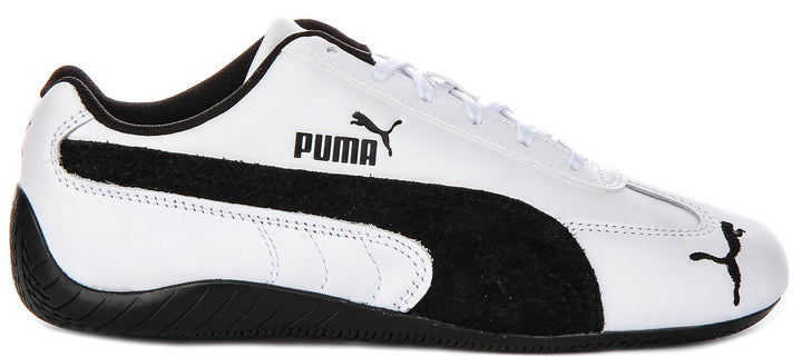 Puma Speedcat in pelle bianco nero unisex