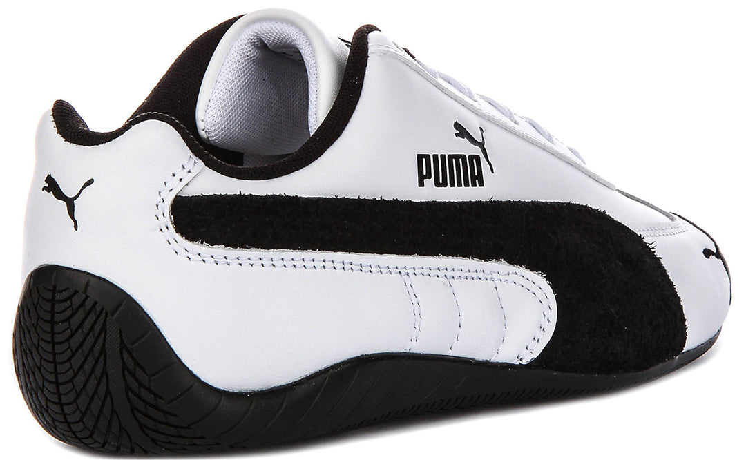 Puma Speedcat in pelle bianco nero unisex